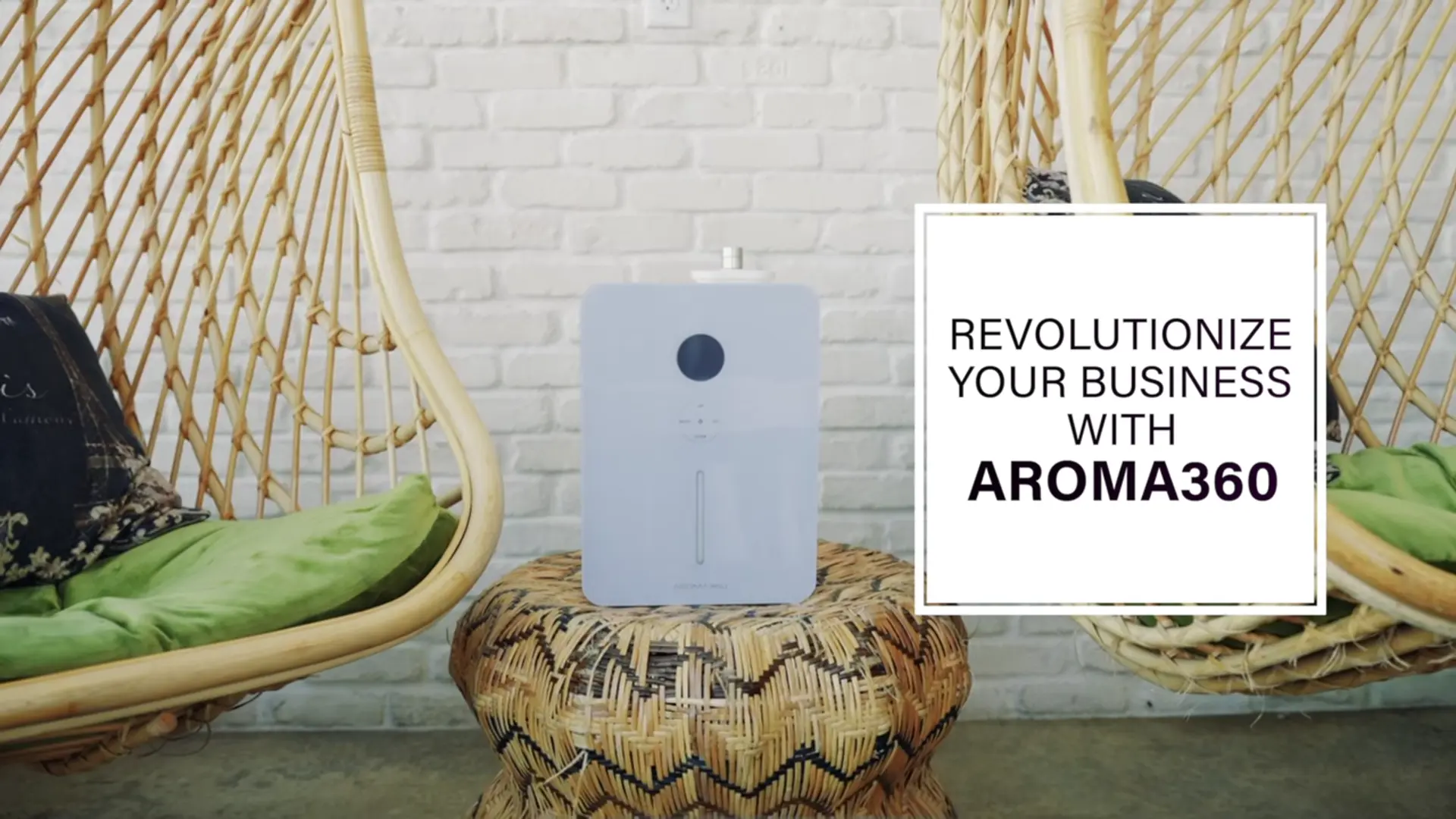 Aroma360® Pro business scenting video featuring Daymond John and Heather John